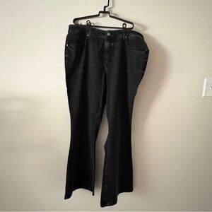 Ava & Viv Black Flare Wide Leg Jeans